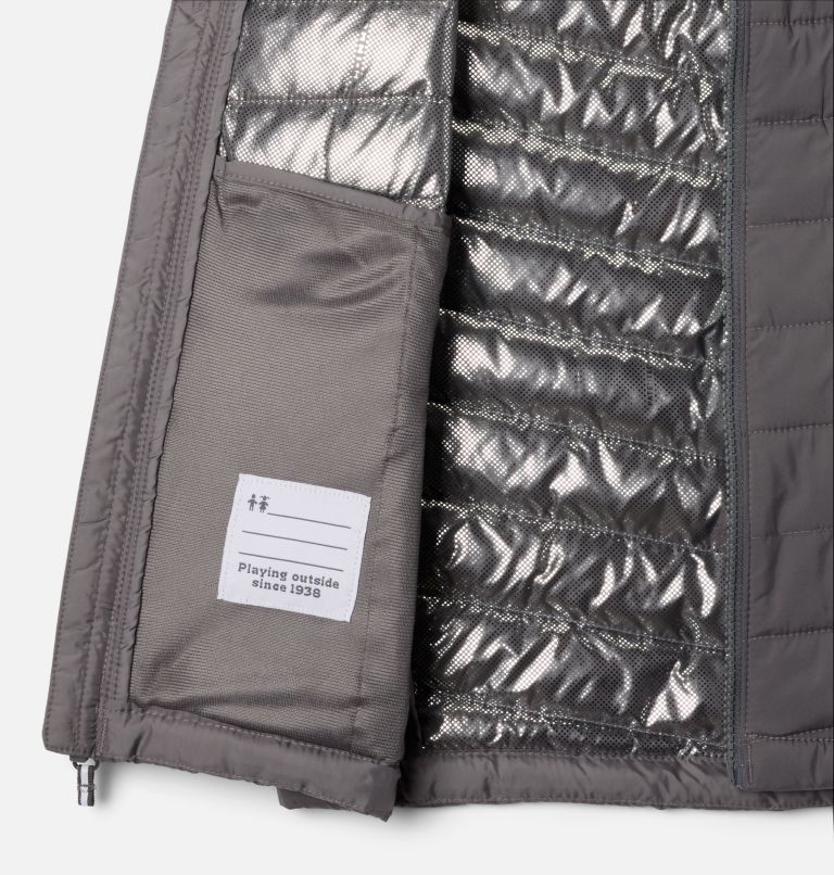 Kids' Slope Edge II Vest, Color: City Grey, image 3