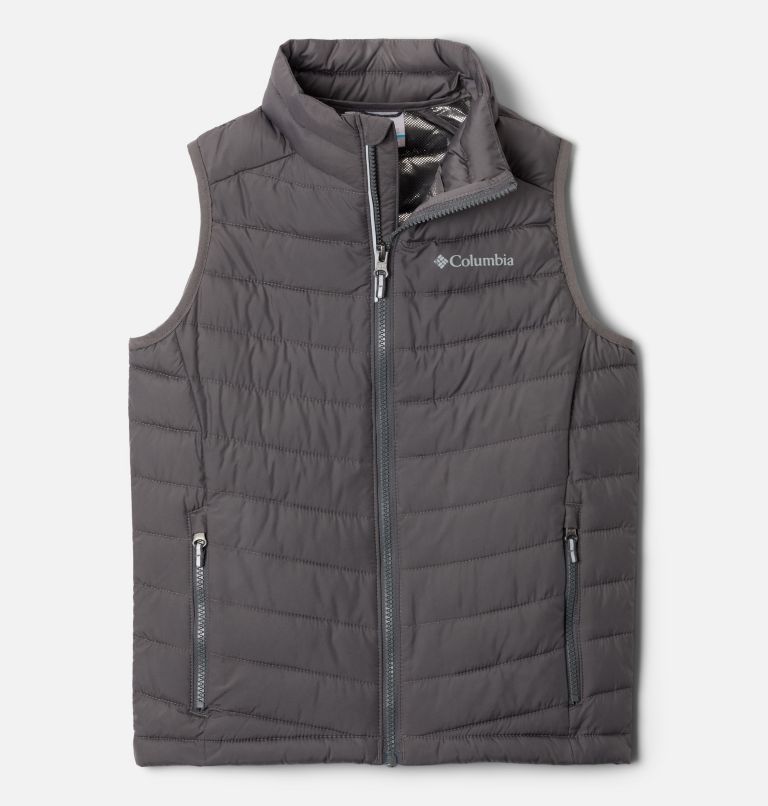 Kids' Slope Edge II Vest, Color: City Grey, image 1
