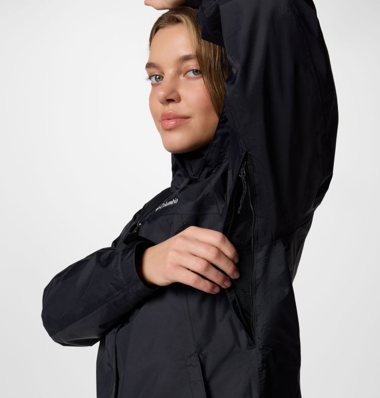 Women's Pouration II Jacket, Color: Black, image 7
