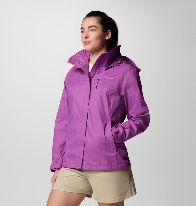 Women's Pouration II Jacket, Color: Razzle, image 3