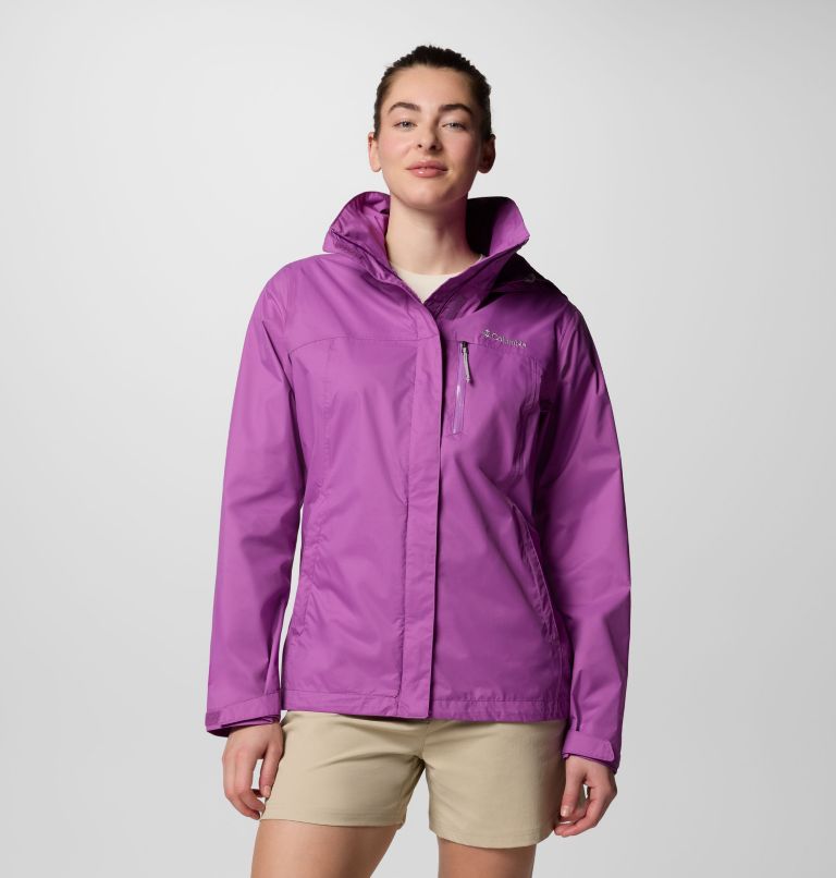 Women's Pouration II Jacket, Color: Razzle, image 1