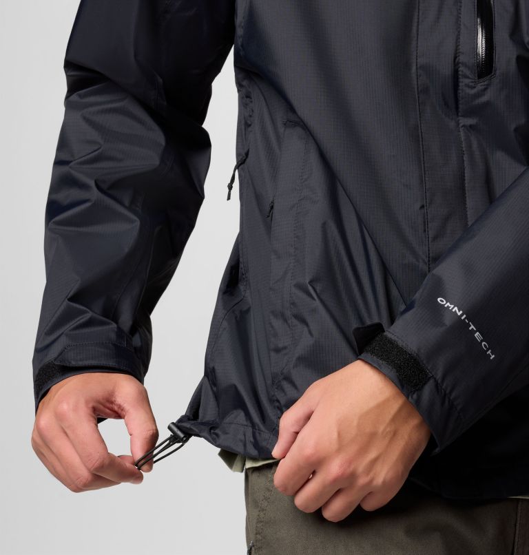 Men's Pouration II Jacket, Color: Black, image 8