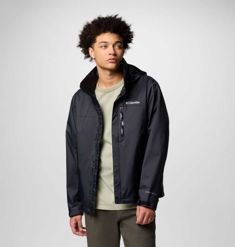 Men's Pouration II Jacket, Color: Black, image 10