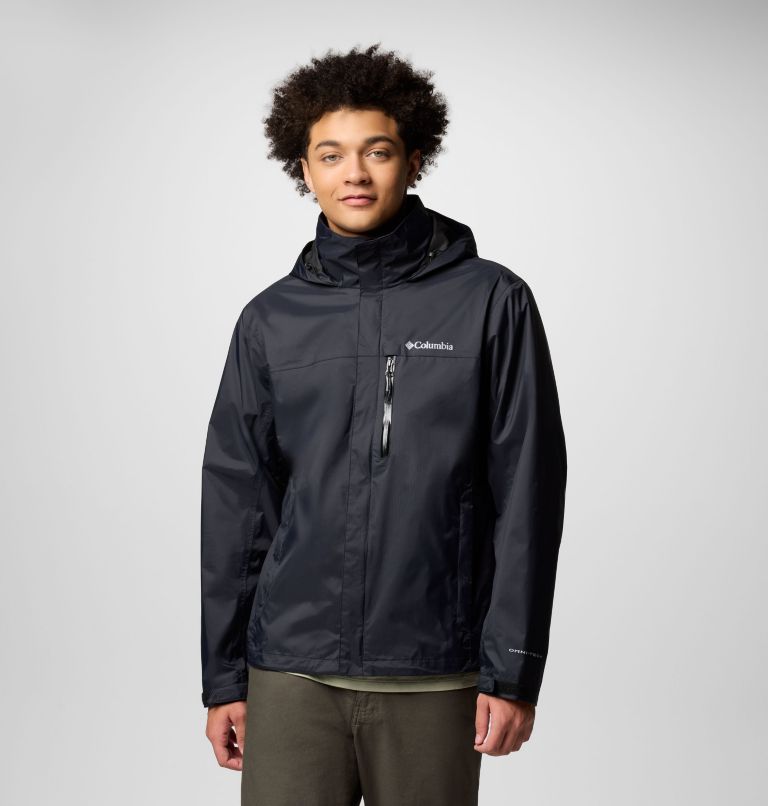 Men's Pouration II Jacket, Color: Black, image 1