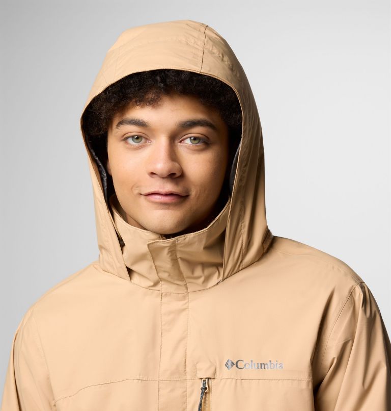 Men's Pouration II Jacket, Color: Canoe, image 5