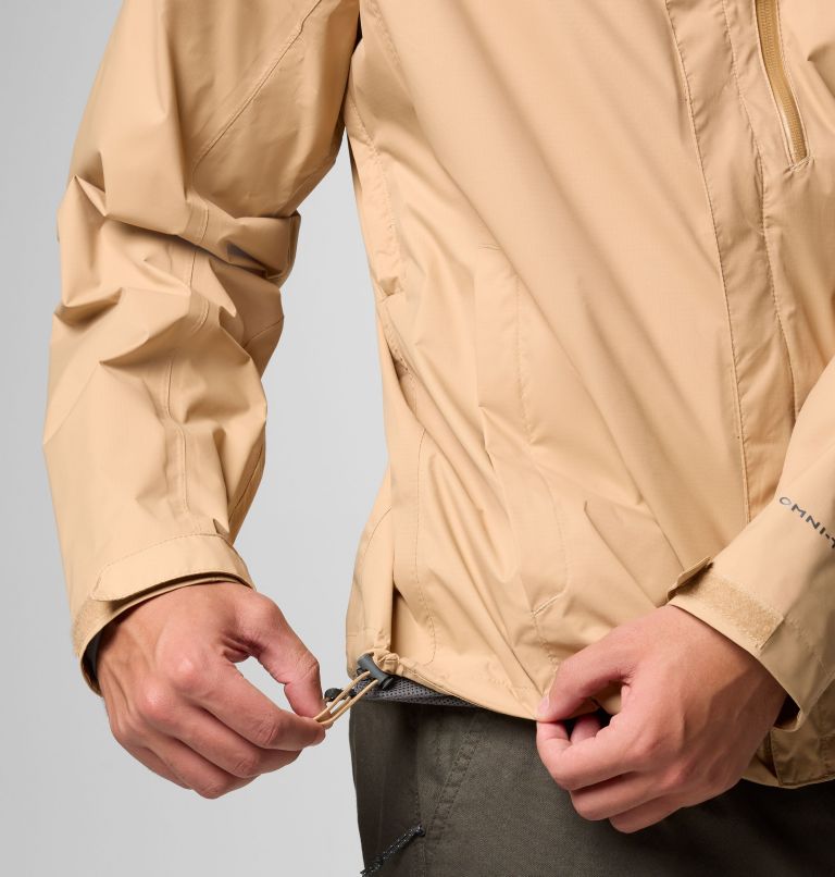 Men's Pouration II Jacket, Color: Canoe, image 8