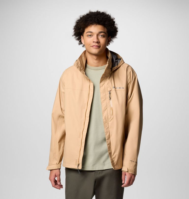 Men's Pouration II Jacket, Color: Canoe, image 10
