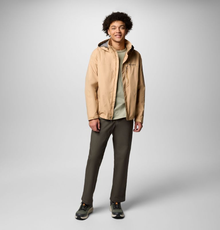 Men's Pouration II Jacket, Color: Canoe, image 2
