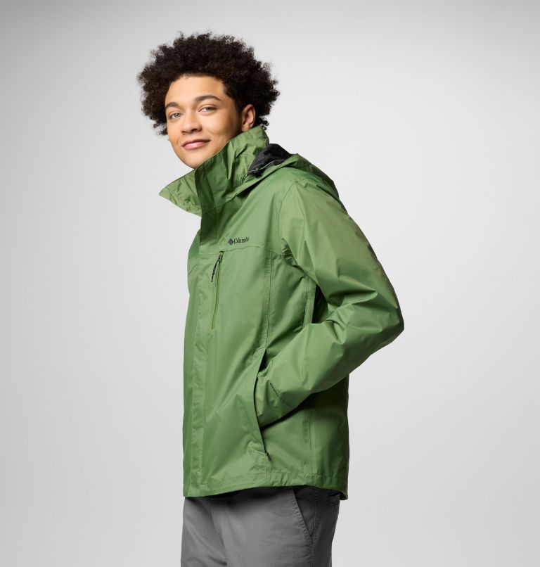 Men's Pouration II Jacket, Color: Canteen, image 4