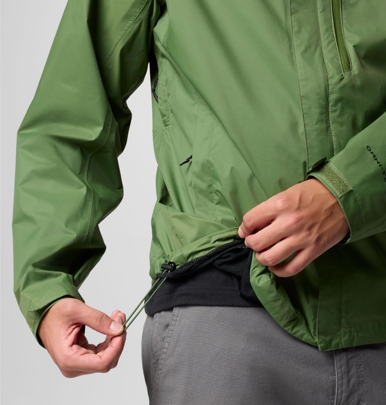 Men's Pouration II Jacket, Color: Canteen, image 8