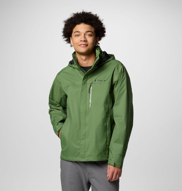 Men's Pouration II Jacket, Color: Canteen, image 1
