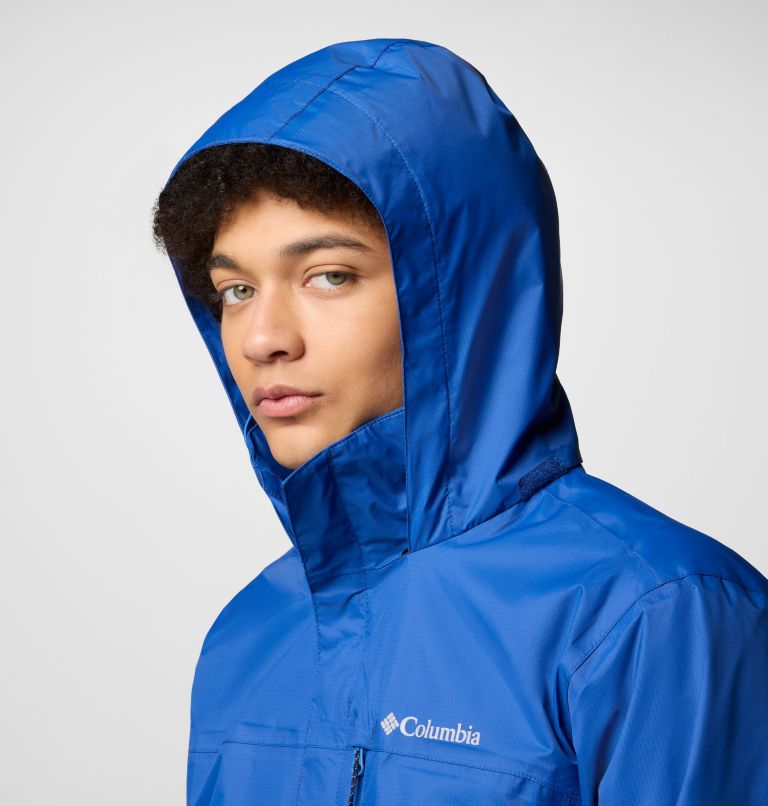 Men's Pouration II Jacket, Color: Mountain Blue, image 5