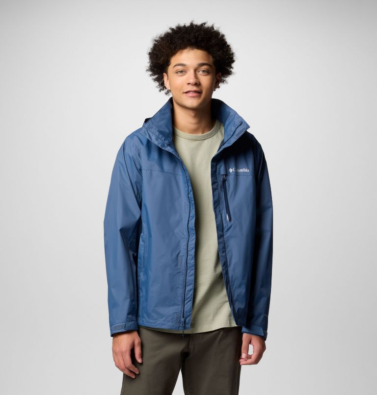 Men's Pouration II Jacket, Color: Dark Mountain, image 10