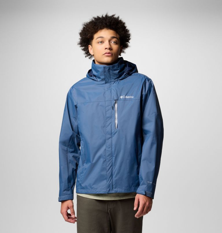 Men's Pouration II Jacket, Color: Dark Mountain, image 1