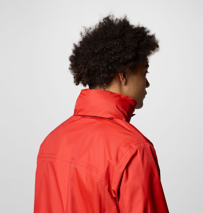Men's Pouration II Jacket, Color: Sail Red, image 7