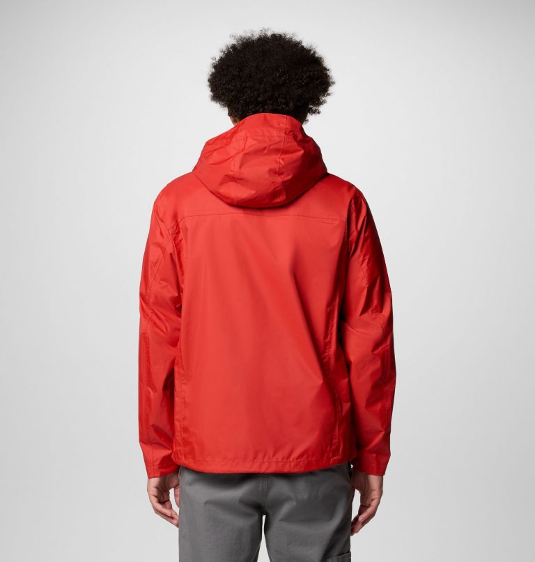 Men's Pouration II Jacket, Color: Sail Red, image 3