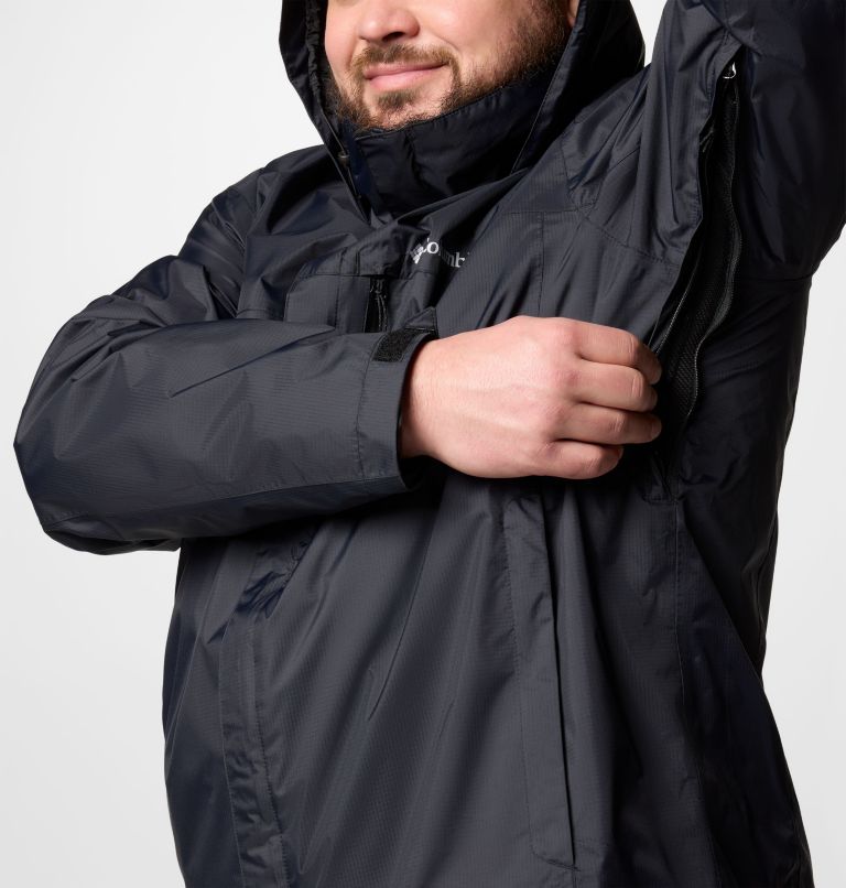 Men's Pouration II Jacket - Big, Color: Black, image 5