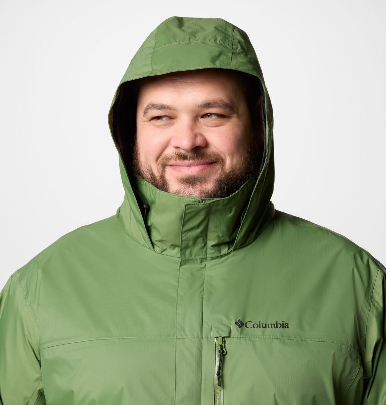 Men's Pouration II Jacket - Big, Color: Canteen, image 4
