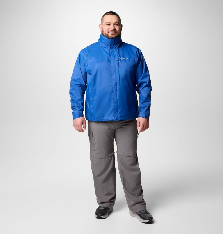 Men's Pouration II Jacket - Big, Color: Mountain Blue, image 2
