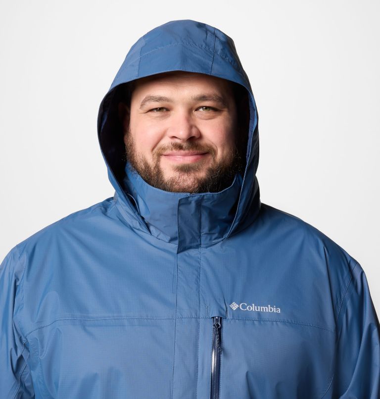 Men's Pouration II Jacket - Big, Color: Dark Mountain, image 4