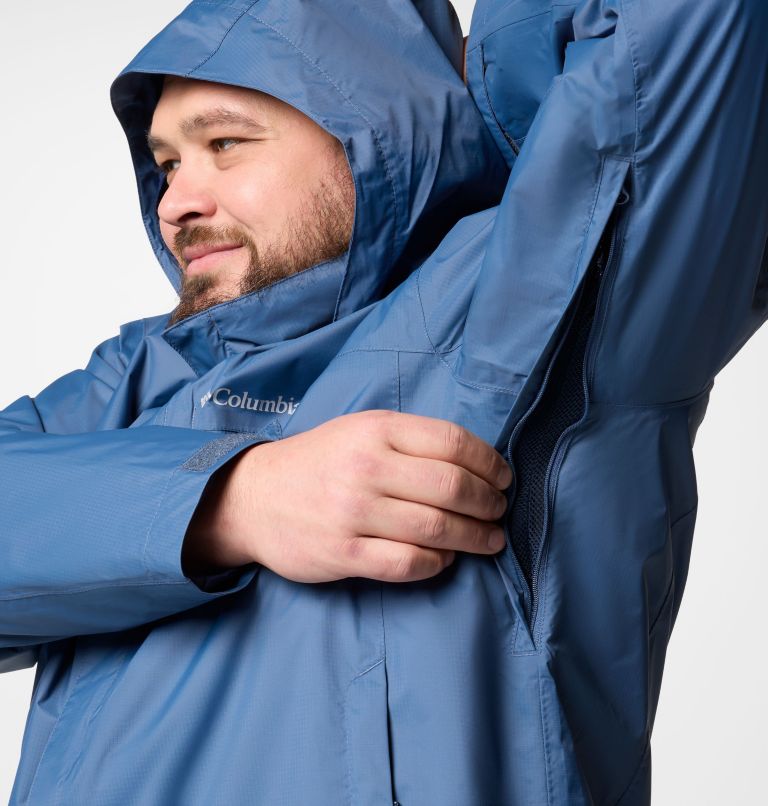 Men's Pouration II Jacket - Big, Color: Dark Mountain, image 5