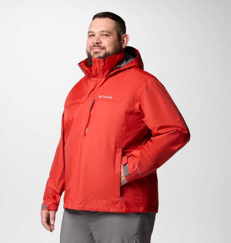 Men's Pouration II Jacket - Big, Color: Sail Red, image 3