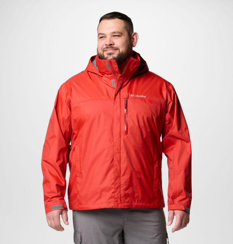 Men's Pouration II Jacket - Big, Color: Sail Red, image 1