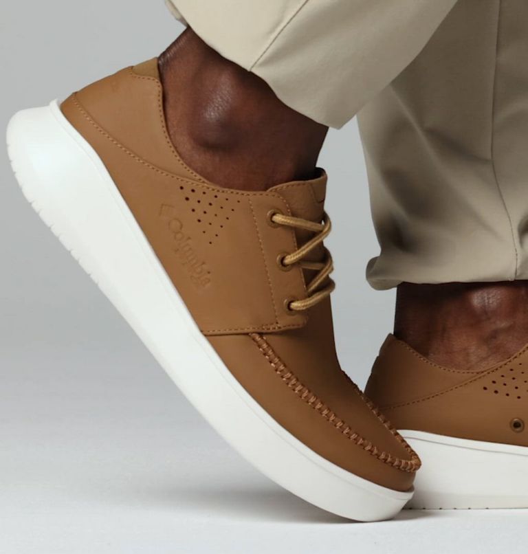 Men's Boatside LTR Shoe, Color: Elk, Sea Salt
