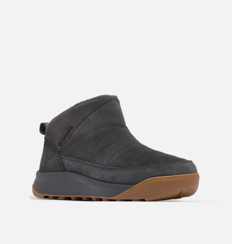 Women's Minx Xtra Shorty Suede Boot, Color: Shark, Black, image 3