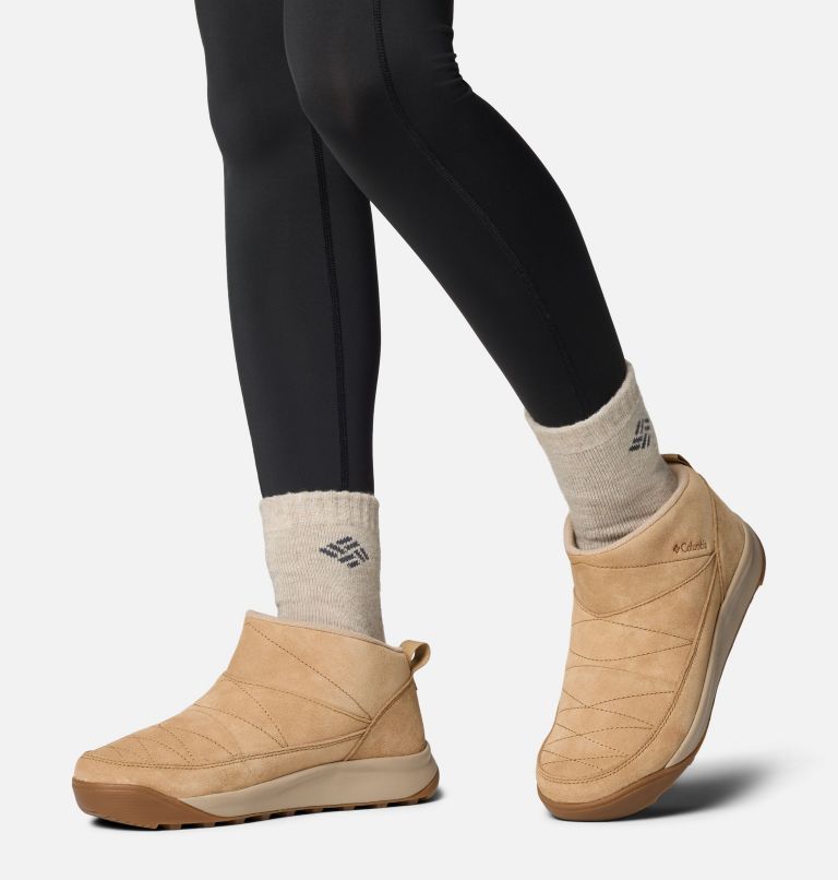 Women's Minx Xtra Shorty Suede Boot, Color: Sahara, Sea Salt, image 10