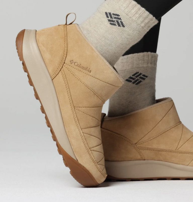 Women's Minx Xtra Shorty Suede Boot, Color: Sahara, Sea Salt