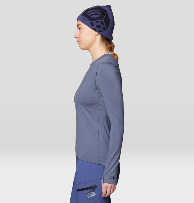 Women's Butter Up Long Sleeve, Color: Blue Slate, image 4