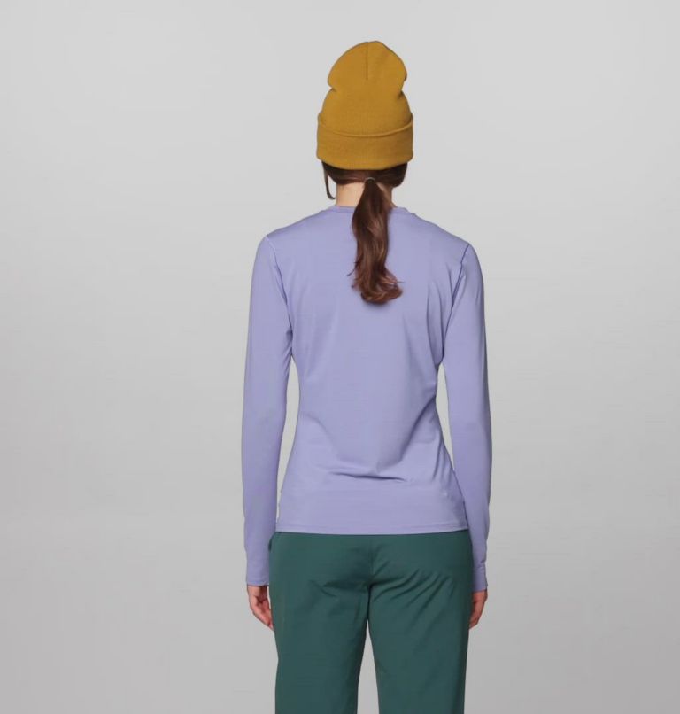 Women's Butter Up Long Sleeve, Color: Avid