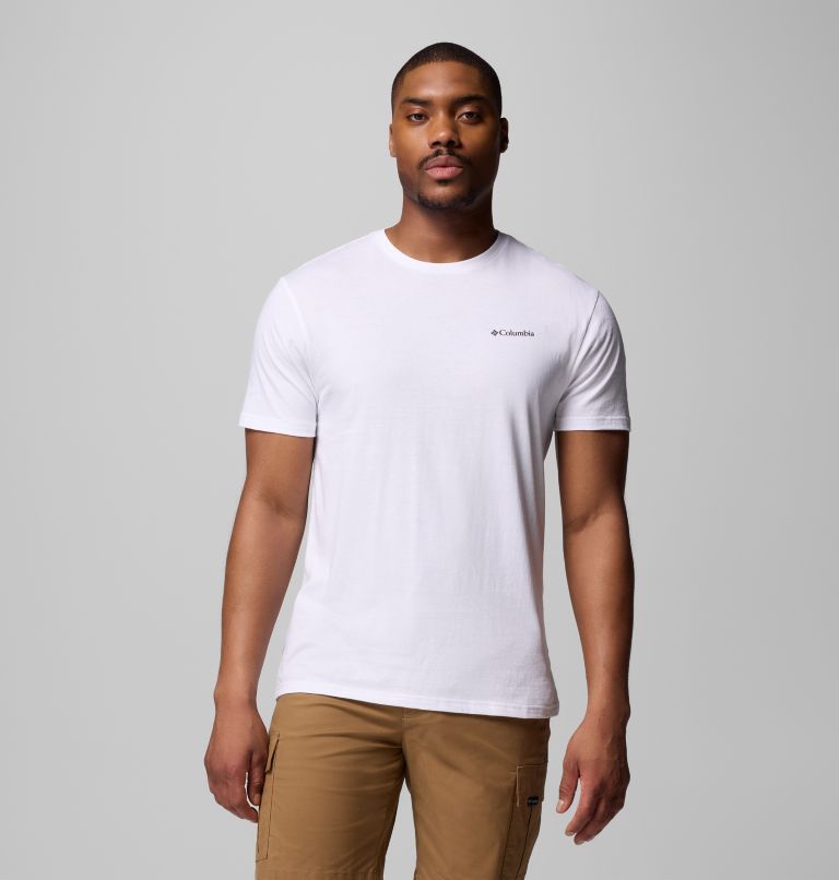 Men's Stark Creek Graphic T-Shirt, Color: White, Scoped Seascape, image 3