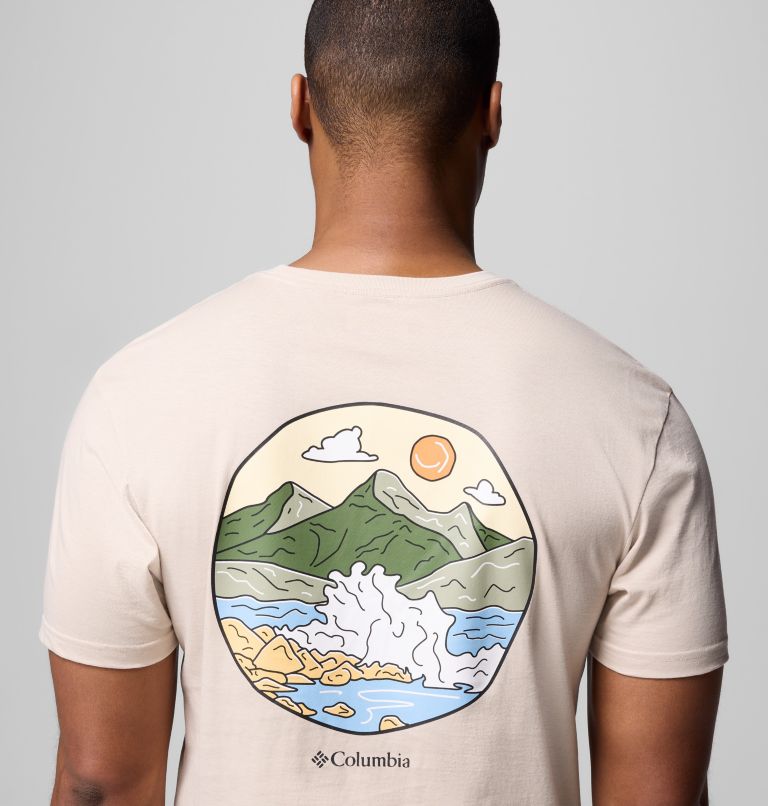 T-shirt Graphique Stark Creek Homme, Color: Dark Stone, Scoped Seascape, image 6