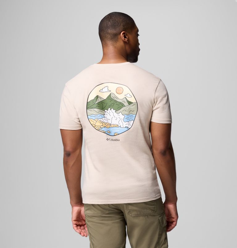 T-shirt Graphique Stark Creek Homme, Color: Dark Stone, Scoped Seascape, image 1
