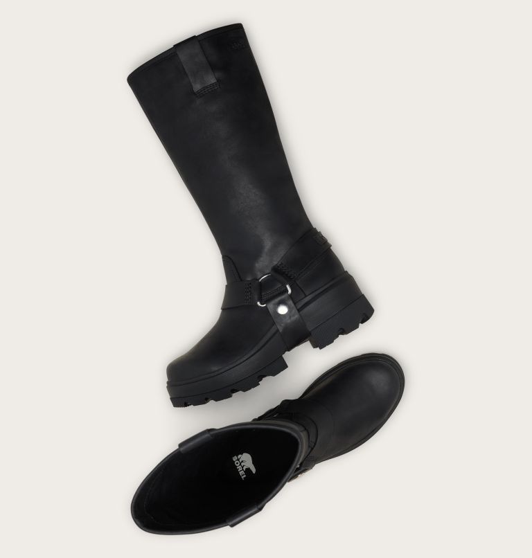 Women's JOAN FRWD Tall Waterproof Boots, Color: Black, Black, image 4
