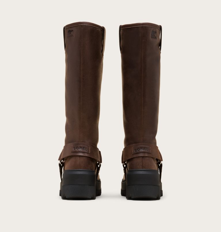 Women's JOAN FRWD Tall Waterproof Boots, Color: Tobacco, Black, image 2