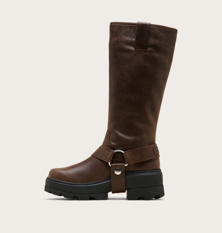 Women's JOAN FRWD Tall Waterproof Boots, Color: Tobacco, Black, image 3
