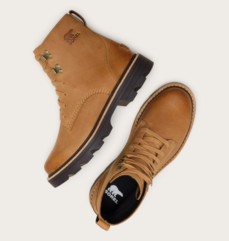 REVEL RD Women's Waterproof Lace Boot, Color: Tawny Buff, Blackened Brown, image 4