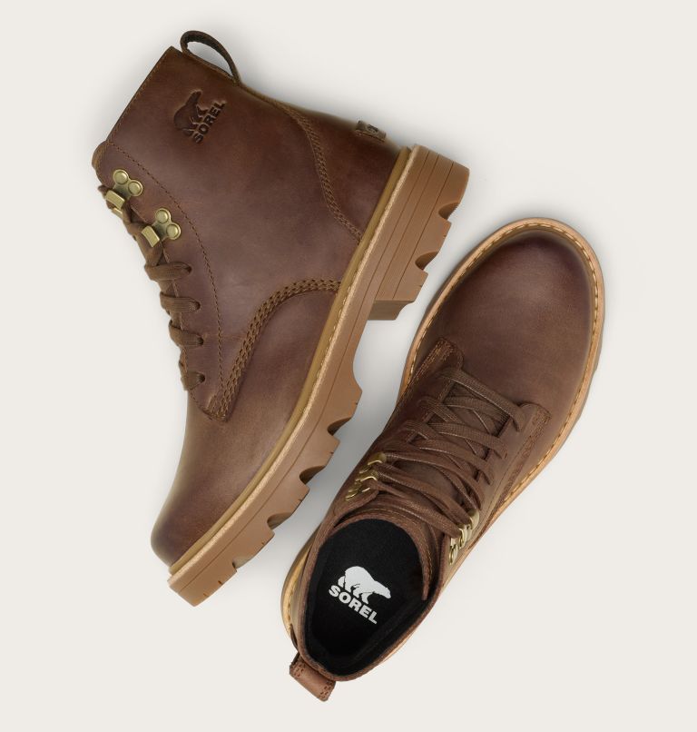 REVEL RD Women's Waterproof Lace Boot, Color: Tobacco, Gum 10, image 4