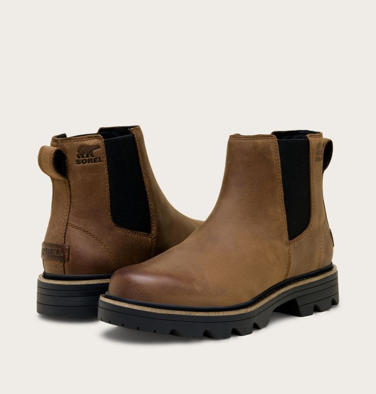 REVEL RD Women's Waterproof Chelsea Boot, Color: Tobacco, Black, image 8