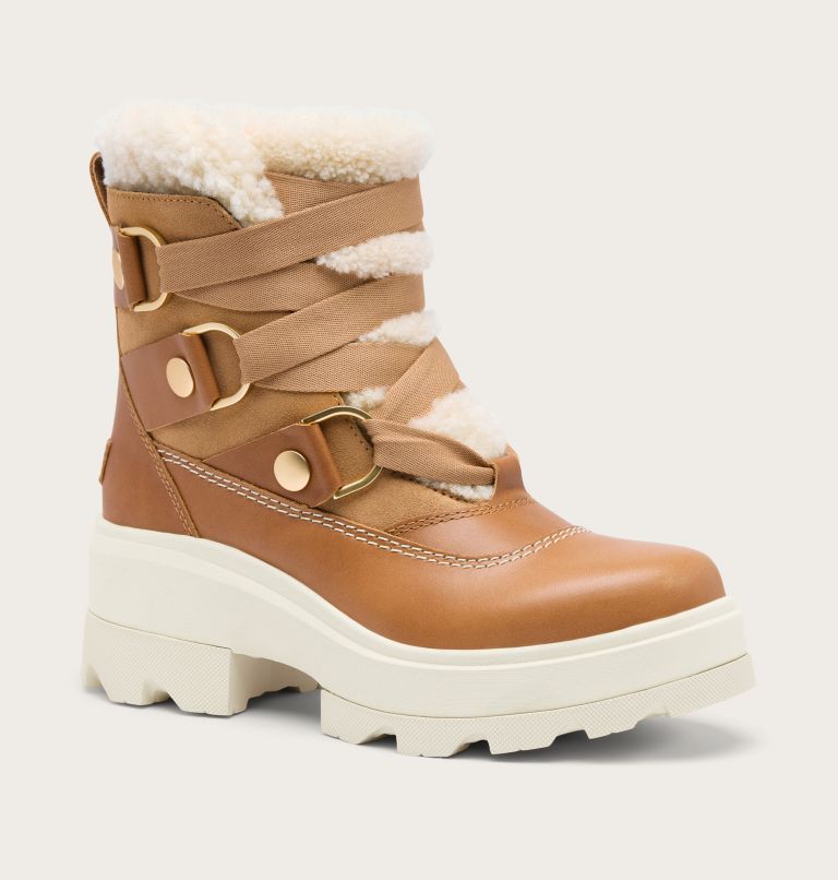 Women's JOAN FRWD Cosy Waterproof Boots, Color: Tawny Buff, Honey White, image 6