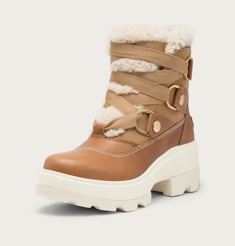 Women's JOAN FRWD Cosy Waterproof Boots, Color: Tawny Buff, Honey White, image 7