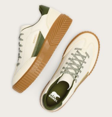 ONA AVE T-TOE Women's Sneaker, Color: Chalk, Utility Green, image 4