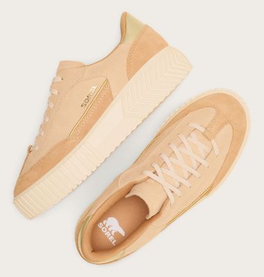 ONA AVE T-TOE Women's Sneaker, Color: Ceramic, Tawny Buff, image 4