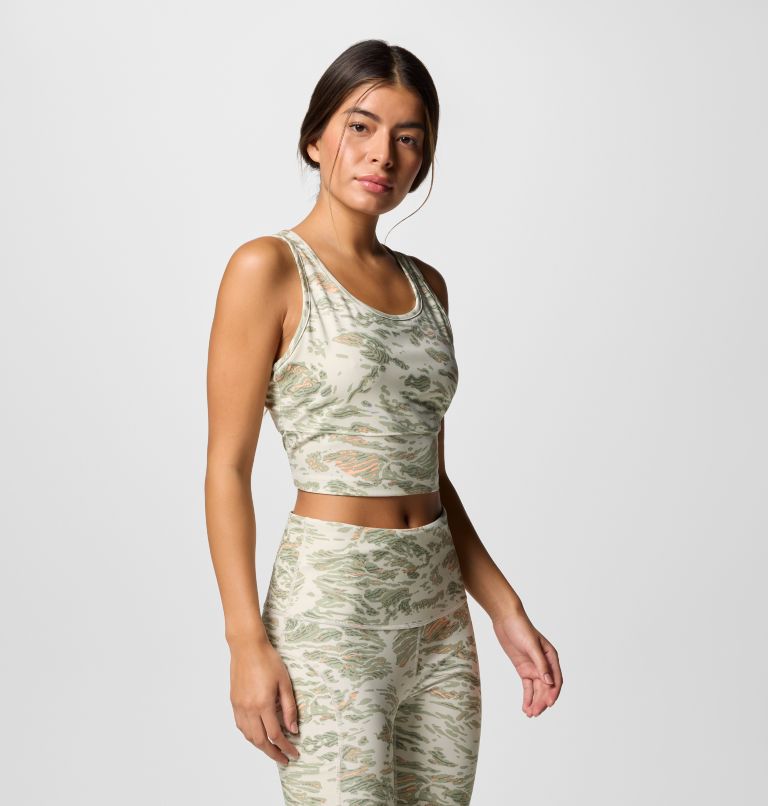 CSC PFG X Nicole Combs Cropped Tank, Color: Stone Shorelines, image 3