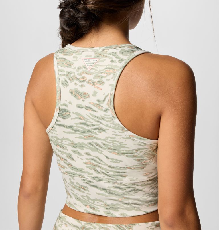 CSC PFG X Nicole Combs Cropped Tank, Color: Stone Shorelines, image 5