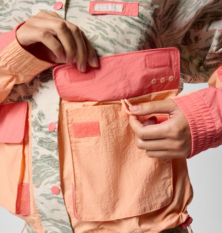 CSC PFG X Nicole Combs Windbreaker, Color: Stone Shorelines, image 5
