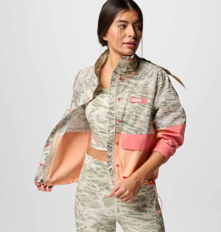 CSC PFG X Nicole Combs Windbreaker, Color: Stone Shorelines, image 8